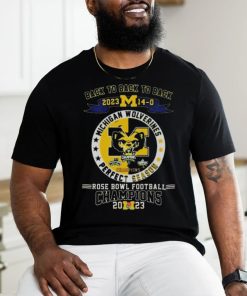 Michigan Wolverines Back To Back To Back 2023 Rose Bowl Football Champions T Shirts