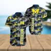 Michigan Wolverines Hawaiian Shirt, NCAA Beach Gear for College Football Fans