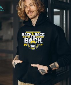Michigan Wolverines Big Ten Champs 2023 Football Back3xBack T Shirt