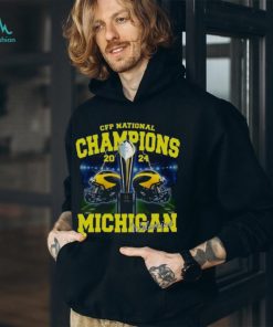 Michigan Wolverines CFP National Champions 2024 Helmet Shirt, hoodie, sweater, long sleeve and tank top Michigan Wolverines CFP National Champions 2024 Helmet Shirt