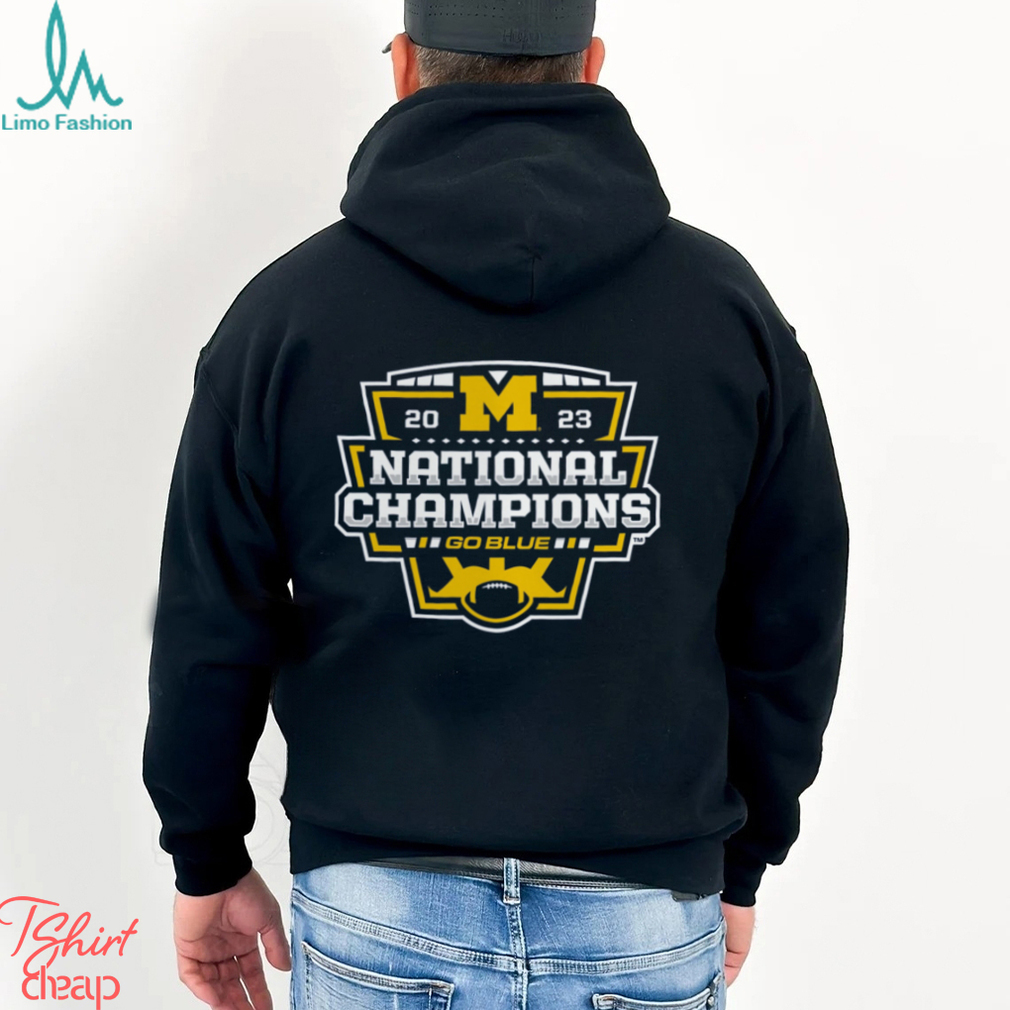 Michigan Wolverines College Football Playoff 2023 National Champions Big & Tall Official Logo T Shirt Michigan Wolverines College Football Playoff 2023 National Champions Big & Tall Official Logo T Shirt