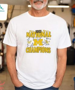 Michigan Wolverines College Football Playoff 2023 National Champions Boyfriend T Shirt