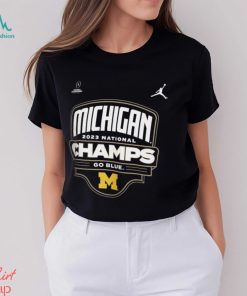 Michigan Wolverines College Football Playoff 2023 National Champions Celebration T Shirt