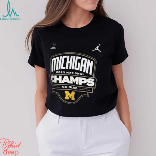 Michigan Wolverines College Football Playoff 2023 National Champions Celebration T Shirt