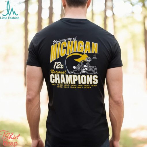 Michigan Wolverines College Football Playoff 2023 National Champions Frankie T Shirt
