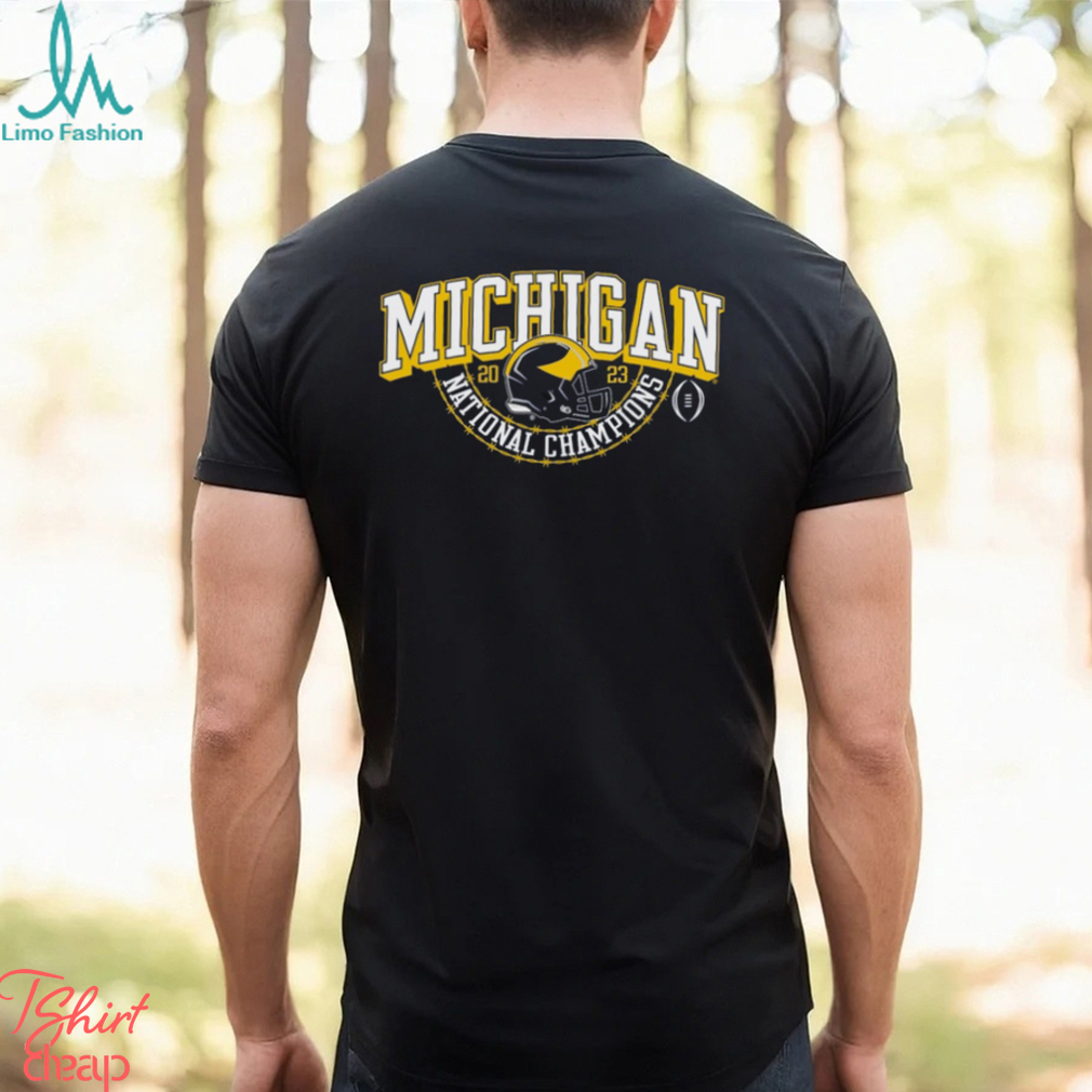 Michigan Wolverines College Football Playoff 2023 National Champions Gold Dust Schedule T Shirt Michigan Wolverines College Football Playoff 2023 National Champions Gold Dust Schedule T Shirt