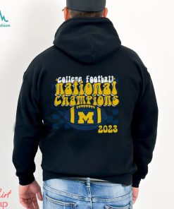 Michigan Wolverines College Football Playoff 2023 National Champions Groovy Comfort Colors T Shirt