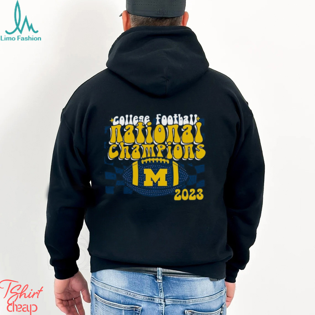 Michigan Wolverines College Football Playoff 2023 National Champions Groovy Comfort Colors T Shirt Michigan Wolverines College Football Playoff 2023 National Champions Groovy Comfort Colors T Shirt
