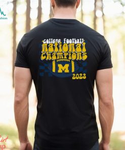 Michigan Wolverines College Football Playoff 2023 National Champions Groovy Comfort Colors T Shirt