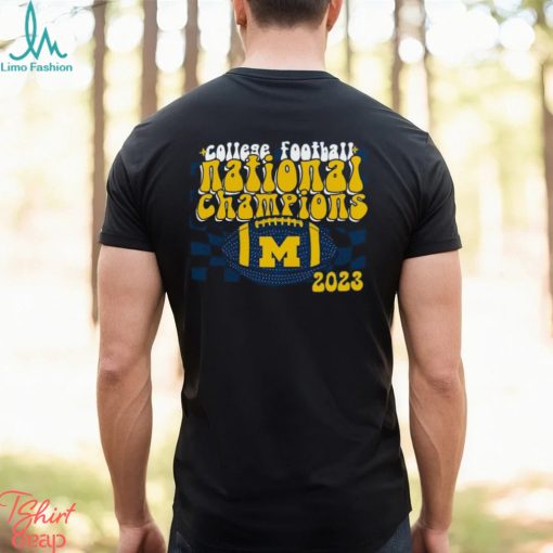 Michigan Wolverines College Football Playoff 2023 National Champions Groovy Comfort Colors T Shirt