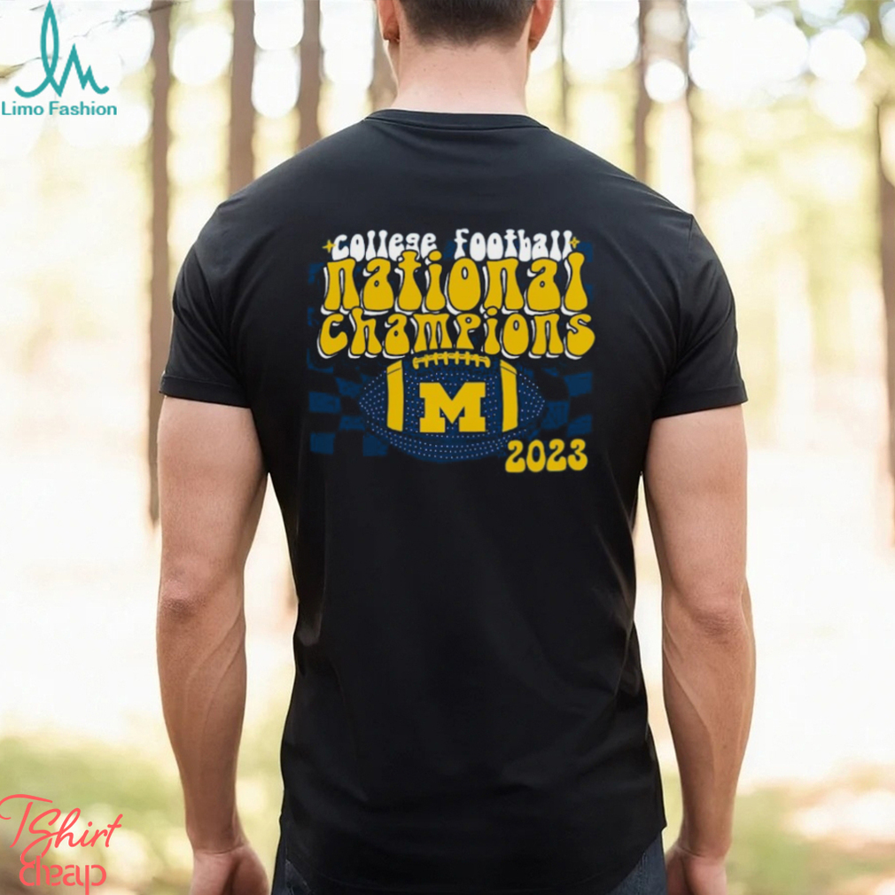 Michigan Wolverines College Football Playoff 2023 National Champions Groovy Comfort Colors T Shirt Michigan Wolverines College Football Playoff 2023 National Champions Groovy Comfort Colors T Shirt