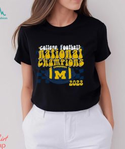Michigan Wolverines College Football Playoff 2023 National Champions Groovy Comfort Colors T Shirt