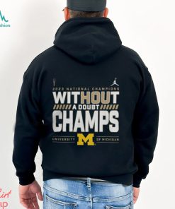 Michigan Wolverines College Football Playoff 2023 National Champions Locker Room Shirt