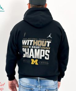Michigan Wolverines College Football Playoff 2023 National Champions Locker Room T Shirt