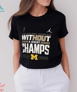 Michigan Wolverines College Football Playoff 2023 National Champions Locker Room T Shirt