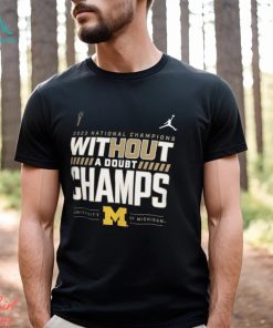 Michigan Wolverines College Football Playoff 2023 National Champions Locker Room T Shirt