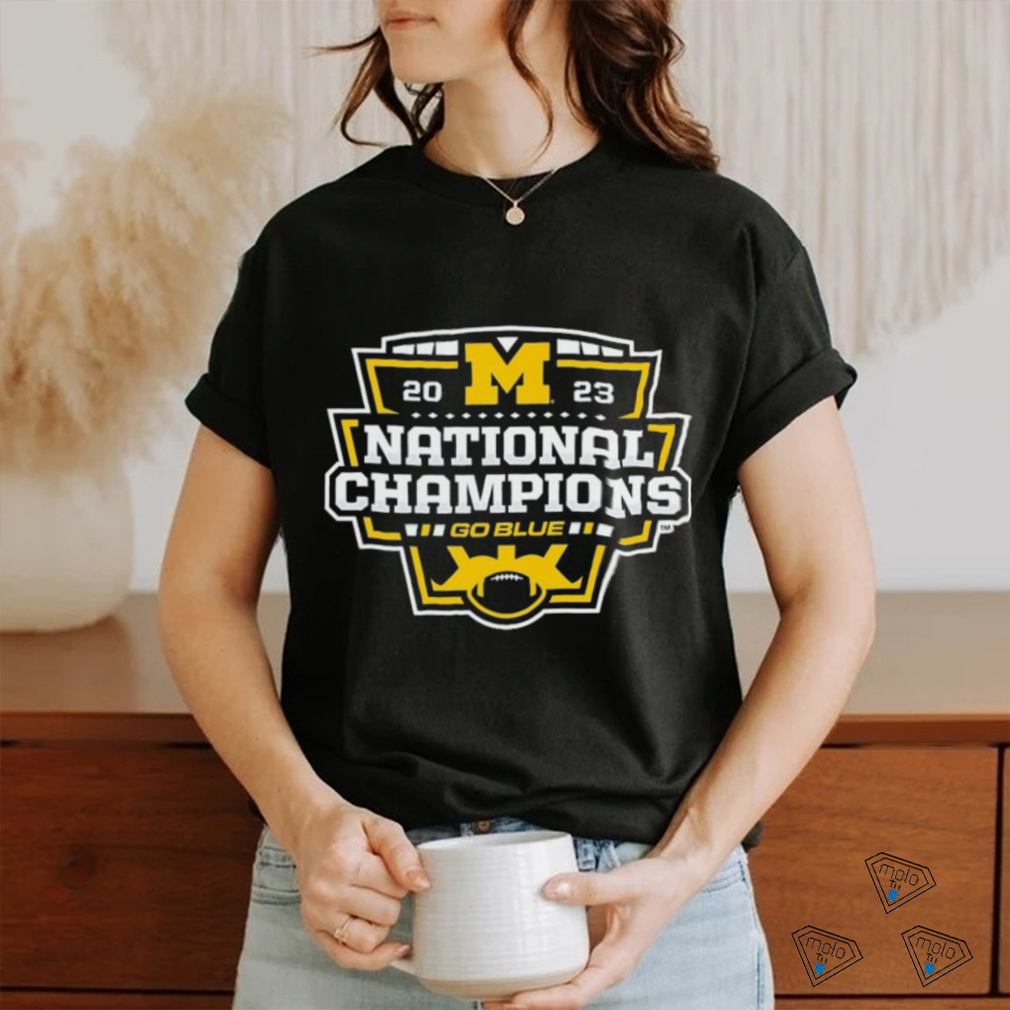 Michigan Wolverines College Football Playoff 2023 National Champions Logo Shirt