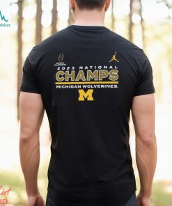 Michigan Wolverines College Football Playoff 2023 National Champions Performance Shirt
