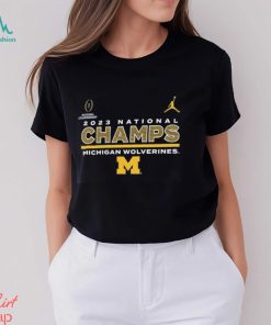Michigan Wolverines College Football Playoff 2023 National Champions Performance Shirt