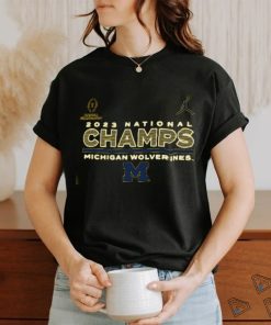 Michigan Wolverines College Football Playoff 2023 National Champions Performance T Shirt