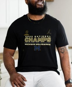 Michigan Wolverines College Football Playoff 2023 National Champions Performance T Shirt