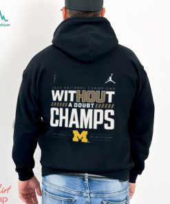 Michigan Wolverines College Football Playoff 2023 National Champions Room T Shirt