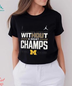 Michigan Wolverines College Football Playoff 2023 National Champions Room T Shirt