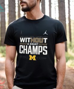Michigan Wolverines College Football Playoff 2023 National Champions Room T Shirt