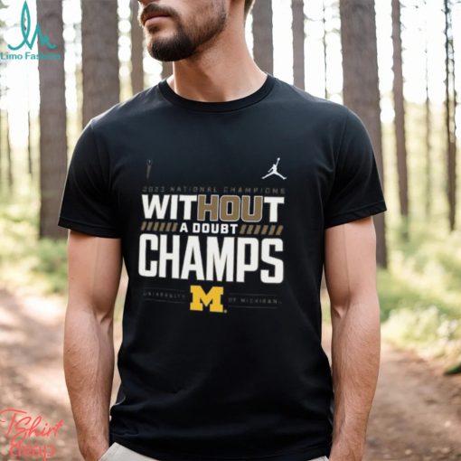 Michigan Wolverines College Football Playoff 2023 National Champions Room T Shirt