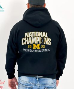 Michigan Wolverines College Football Playoff 2023 National Champions Schedule T Shirt