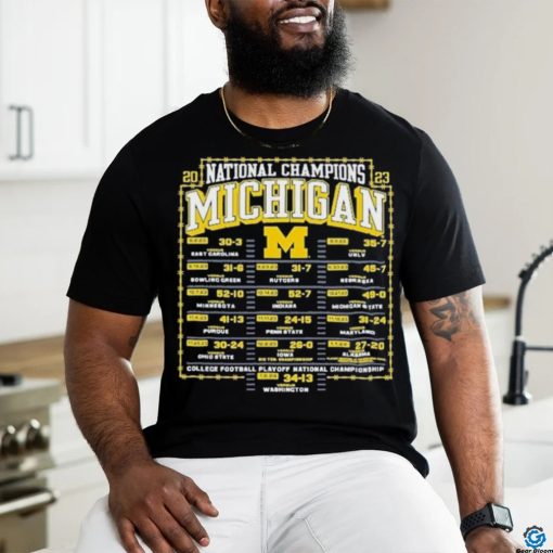 Michigan Wolverines College Football Playoff 2023 National Champions Shirt