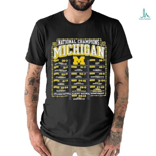 Michigan Wolverines College Football Playoff 2023 National Champions Shirt