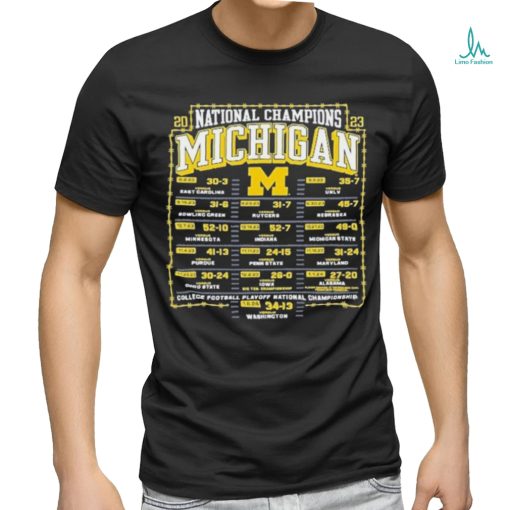 Michigan Wolverines College Football Playoff 2023 National Champions Shirt