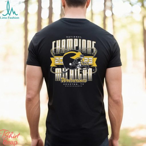 Michigan Wolverines College Football Playoff 2023 National Champions Space Helmet shirt