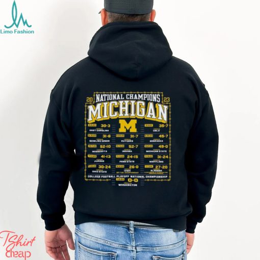 Michigan Wolverines College Football Playoff 2023 National Champions T Shirt