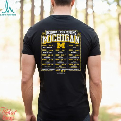 Michigan Wolverines College Football Playoff 2023 National Champions T Shirt