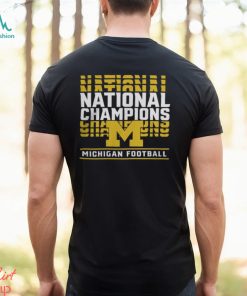 Michigan Wolverines College Football Playoff 2023 National Champions Tee Shirt