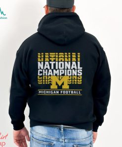 Michigan Wolverines College Football Playoff 2023 National Champions Tee Shirt