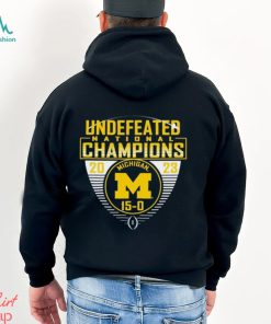 Michigan Wolverines College Football Playoff 2023 National Champions Undefeated T Shirt