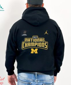 Michigan Wolverines College Football Playoff 2023 National Champions Velocity Legend Performance T Shirt