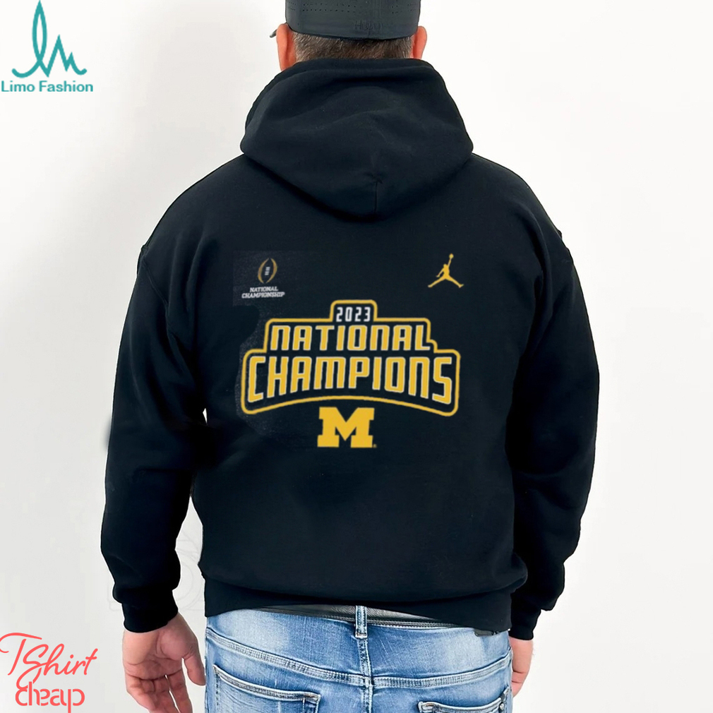 Michigan Wolverines College Football Playoff 2023 National Champions Velocity Legend Performance T Shirt Michigan Wolverines College Football Playoff 2023 National Champions Velocity Legend Performance T Shirt