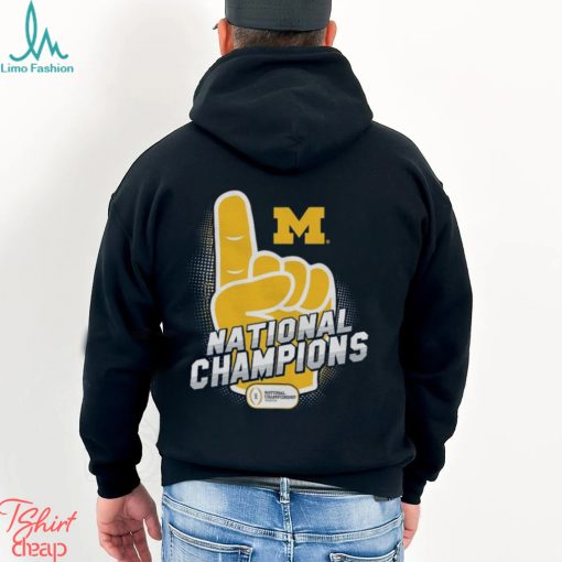 Michigan Wolverines College Football Playoff 2023 National One Champions T Shirt