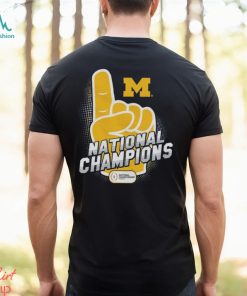 Michigan Wolverines College Football Playoff 2023 National One Champions T Shirt