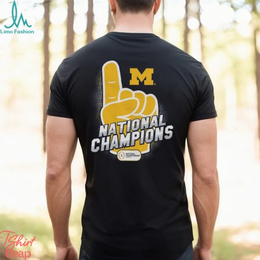 Michigan Wolverines College Football Playoff 2023 National One Champions T Shirt