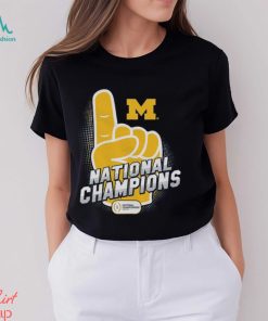 Michigan Wolverines College Football Playoff 2023 National One Champions T Shirt