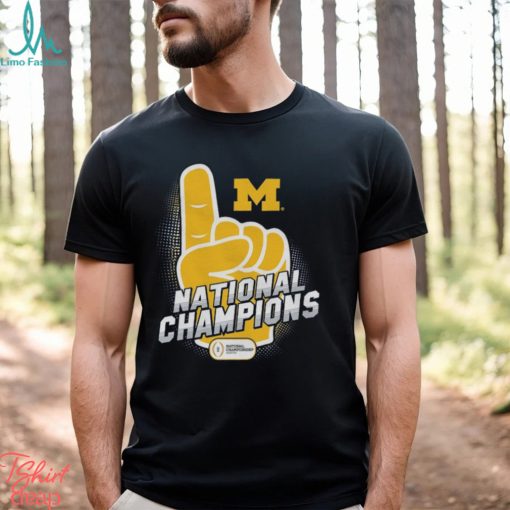 Michigan Wolverines College Football Playoff 2023 National One Champions T Shirt