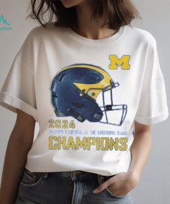 Michigan Wolverines College Football Playoff 2024 Rose Bowl Game Champion Tee Navy