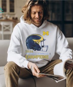 Michigan Wolverines College Football Playoff 2024 Rose Bowl Game Champion Tee Navy