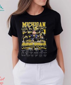 Michigan Wolverines College Football Playoff National Champions 2024 Shirt
