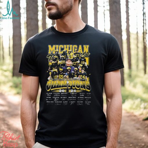 Michigan Wolverines College Football Playoff National Champions 2024 Shirt